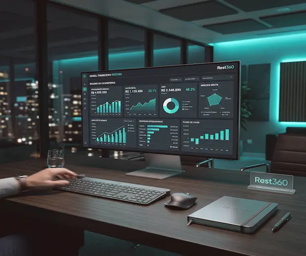 Gestão Financeira e DRE Automático para Restaurantes - Rest360 Analytics
